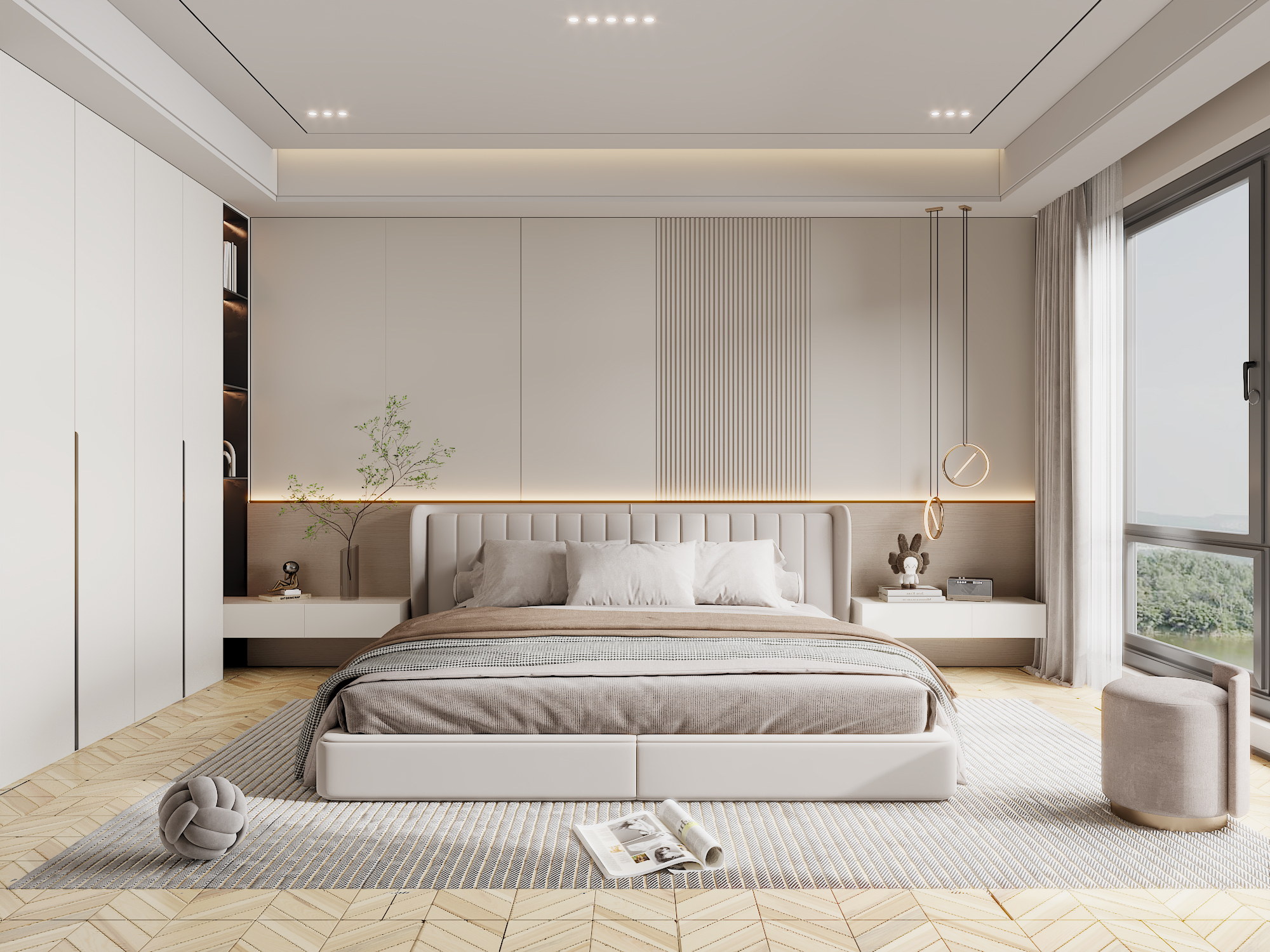 燕郊臥室效果圖設計施工